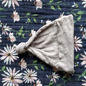 kate quinn lilac pointelle gnome hat 12-18 months - organic cotton